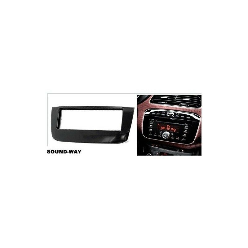 Kit Per Montare Autoradio Doppio DIN Su Iveco Daily Dal 2015 In Poi, Nero, Perfetto Per Sostituire Il Sistema Originale