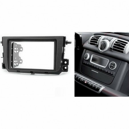 MASCHERINA AUTORADIO 2 DIN PER RAV 4 DAL 2006 AL 2013. ADATTATORE DOPPIO DIN