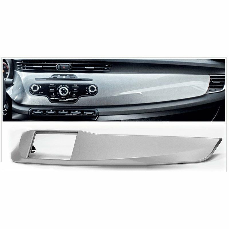 Mascherina supporto autoradio 2 DIN per ALFA ROMEO Giulietta fascia grigio