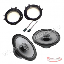 Kit casse altoparlanti anteriori HERTZ per Fiat Scudo 07-14 con adattatori