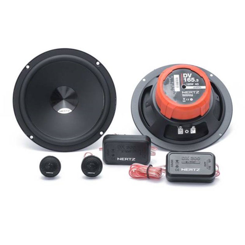 Hertz DSK 165.3 2-Way Component Speaker System – 6.5" For Fiat Grande Punto (2006+)