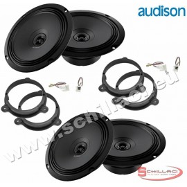 Kit 4 Casse altoparlanti AUDISON per NISSAN / INFINITY con adattatori