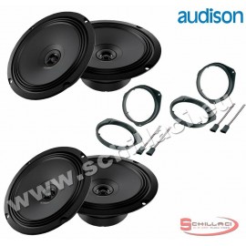 Kit 4 Casse altoparlanti AUDISON per FIAT / ALFA ROMEO  con adattatori