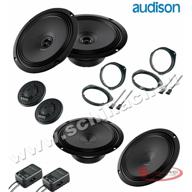 Estink Altoparlanti Coassiali Auto 2 Pezzi Da 6,5 Pollici – 500W Max 4 Ohm, Risposta In Frequenza 30Hz-30kHz, Sensibilità 91dB, Audio Stereo Per Porte Auto Con Bassa Distorsione