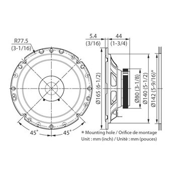 Kenwood KFC-S1756 doppio cono 17 cm