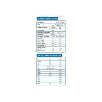 Audison AV X6.5 Set coassiali 2 vie 165 mm