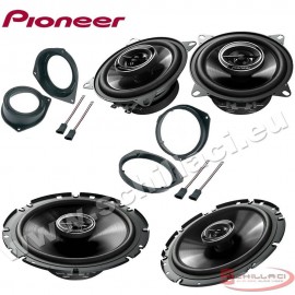 Kit 4 casse altoparlanti anteriori e posteriori PIONEER Fiat Grande Punto 2006-2