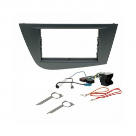 Kit montaggio autoradio stereo  mascherina 1 DIN SEAT ALTEA 2011 + ISO + fakra a