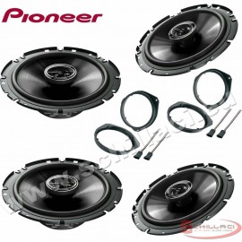 Kit 4 casse altoparlanti anteriori e posteriori PIONEER Alfa Romeo Giulietta...