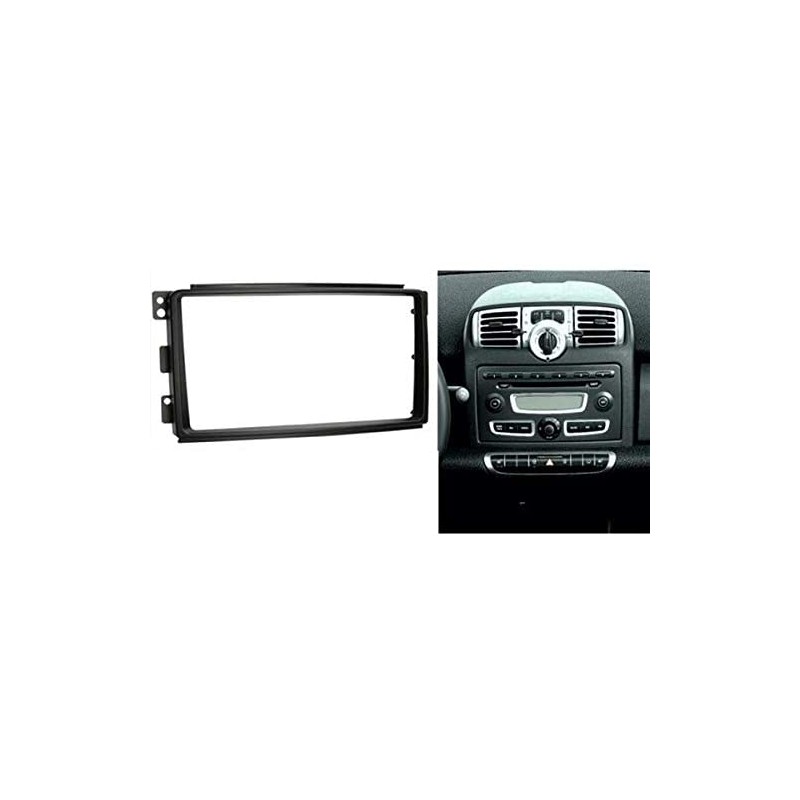 Sound Way Kit Montaggio Adattatore Autoradio, Mascherina 9 Pollici Compatibile con Renault Kadjar 2015-2018 con comandi al Volante
