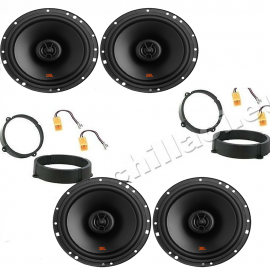 Kit 4 casse per Alfa Romeo 147 JBL con adattatori e supporti