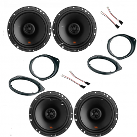 Kit 4 casse per Alfa Romeo GIULIETTA JBL con adattatori e supporti