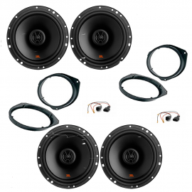 Kit 4 casse per Fiat 500X/L ALFA ROMEO GIULIETTA MITO STELVIO JBL ADATT E SUPP