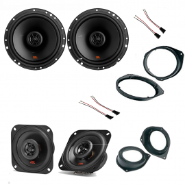 Kit 4 casse per FIAT GRANDE PUNTO JBL con adattatori e supporti connettori