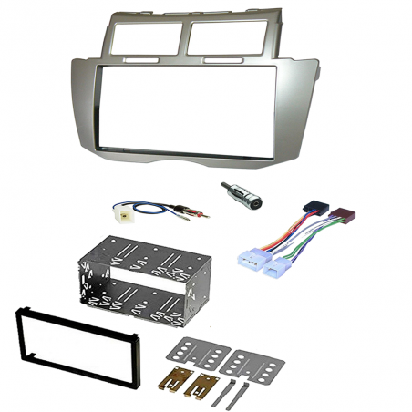 Kit Montaggio Mascherina Adattatore Autoradio Stereo Citroen Nemo Fiat Qubo Fior - Foto 3