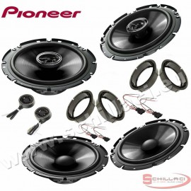 Kit 6 casse altoparlanti anteriori e posteriori PIONEER Volkswagen VW Passat B5