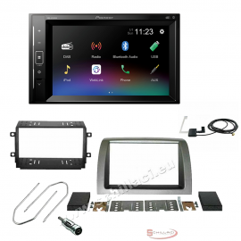 Autoradio Pioneer 2DIN DMH-A240DAB + mascherina Lancia y antracite 2 din