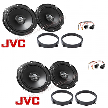 Kit 4 Casse Alpine Per Alfa 147 – 2 Woofer + 2 Tweeter, Con Adattatori E Accessori Di Montaggio