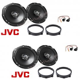 kit 4 casse JVC + supporti ALFA 147/159 lancia y anteriori e posteriori 17cm