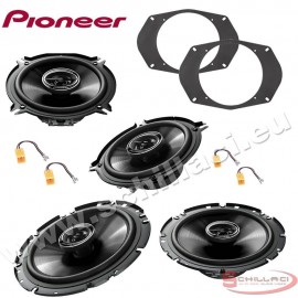 Kit 4 casse altoparlanti anteriori e posteriori PIONEER Fiat Multipla 1998 - 201