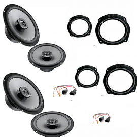 Kit 4 Casse altoparlanti HERTZ X165 per LANCIA DELTA