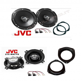 Kit 4 casse JVC + supporti GRANDE PUNTO portiere anteriori e posteriori