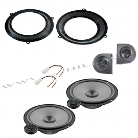 Kit casse altoparlanti posteriori HERTZ per Fiat Panda 2003-2011 con adattatori