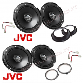 kit 4 casse JVC + supporti FIAT PANDA portiere anteriori e posteriori 175cm