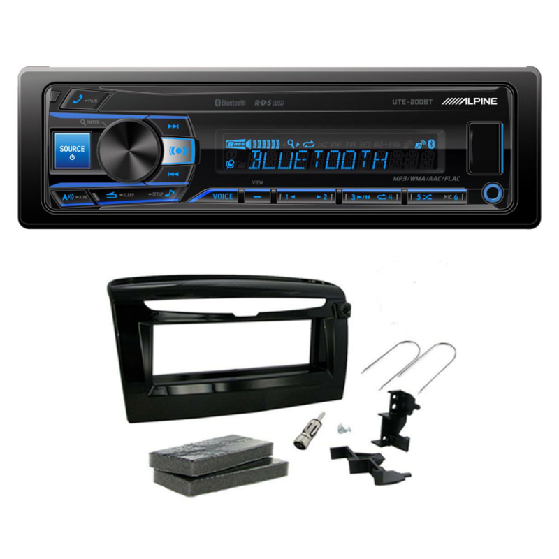 Alpine Toyota Yaris Autoradio Alpine UTE-200BT Vivavoce Bluetooth Kit 