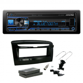 Kit Autoradio ALPINE UTE-200BT + mascherina nero opaco LANCIA Y ypsilon