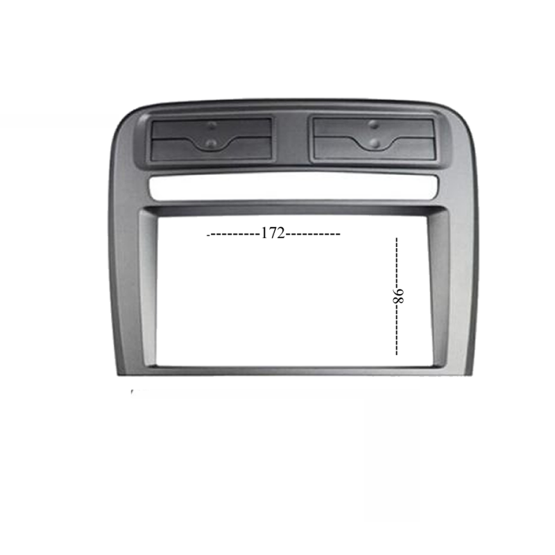 Mascherina Per Autoradio 2 Din MASCHERINA Nera AUTORADIO DOPPIO DIN FIAT Croma 05> MECATRON - Trapani Mascherina Autoradio 1 Din - Foto 5