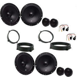 Kit 8 casse per Alfa Romeo 147/159 JBL con adattatori e supporti