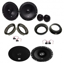 Kit 6 casse VOLKSWAGEN Golf per JBL con adattatori e supporti