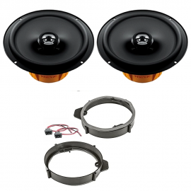 Kit 2 casse altoparlanti anteriori / posteriori HERTZ DCX 165.3 per Mercedes