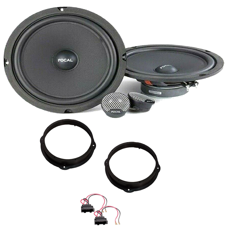 Focal 8-Piece Speaker Kit ASE-165 ISU-200 For Audi A4 A5 2007-2015 4 Ohm 280W RMS