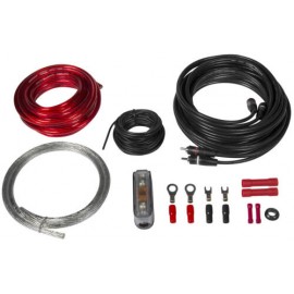 KIT CAVI installazione amplificatore auto + portafusibile - cavi corrente casse