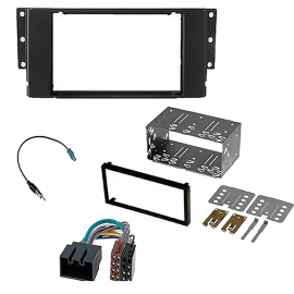 Kit plancia autoradio 2 DIN Adattatore per Land Range Rover Discovery Freeland