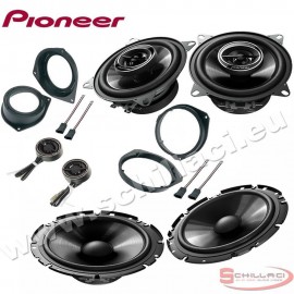 Kit 6 casse per OPEL CORSA D ASTRA H Pioneer con adattatori e supporti