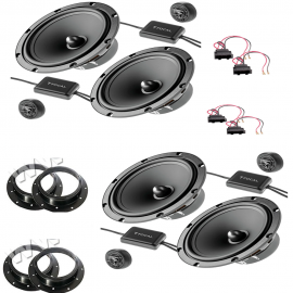 Kit Staffe Adattatori Per Altoparlanti 165mm – Compatibili Seat Ibiza 6L E Leon 1P