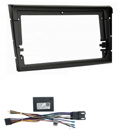 Kit Montaggio Mascherina autoradio 9" Pollici per Fiat Bravo 22-288 con comandi