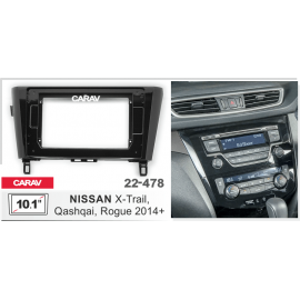 Kit Mascherina Adattatore autoradio 10.1 per Nissan Qashqai dal 2014 con comandi