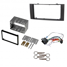 Kit montaggio mascherina plancia connettore autoradio 2DIN VW Volkswagen T5