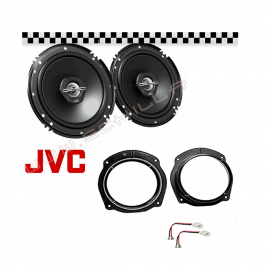 Kit 2 casse JVC per FIAT STILO/ FIAT CROMA con adattatori e supporti