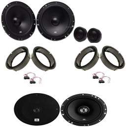 Kit 6 casse VOLKSWAGEN Golf VI VII JBL con adattatori e supporti