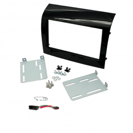 Kit mascherina autoradio FIAT Ducato / CITROEN / Peugeot 2DIN nero lucido