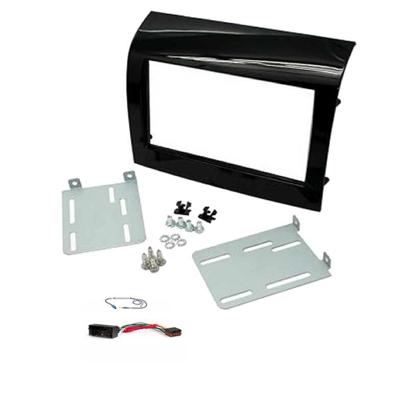 MASTERLINE 2 DIN Radio Fascia Panel For Fiat Ducato (1996-2006) – Black ABS