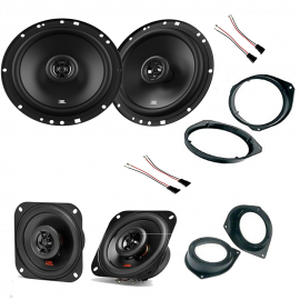 Kit 4 casse per FIAT GRANDE PUNTO JBL con adattatori e supporti connettori