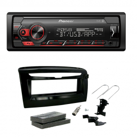 Kit Autoradio Pioneer MVH-S320BT + mascherina nero opaco LANCIA Y ypsilon