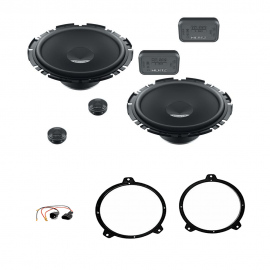 Kit 2 casse HERTZ BMW serie 3 e46 1998-2006 anteriori con adattatori e supporti