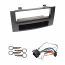 Kit Montaggio Autoradio 2 Din 178x102 Mm – Mascherina Compatibile VW Touran, Caddy, SEAT, Skoda Fabia, Octavia – ABS Nero Con Viti